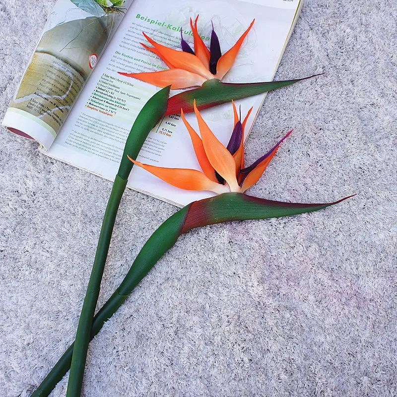 زهرة اصطناعية ذات ملمس طائر من - مراجعة Bird Paradise Strelitzia وسعره
