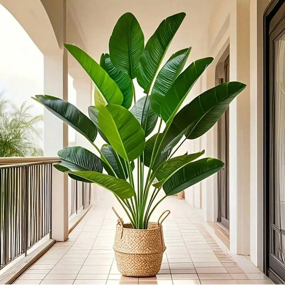 1 قطعة 18 أوراق نباتات اصطناعي - مراجعة Ficus Lyrata Tree وسعره